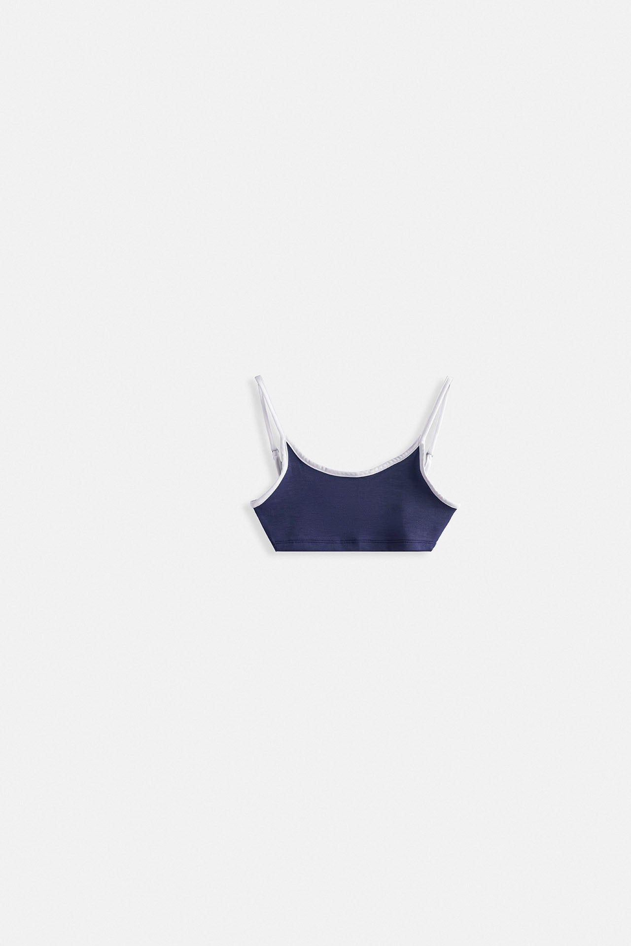 Biye Detaylı Askılı Lacivert Bra