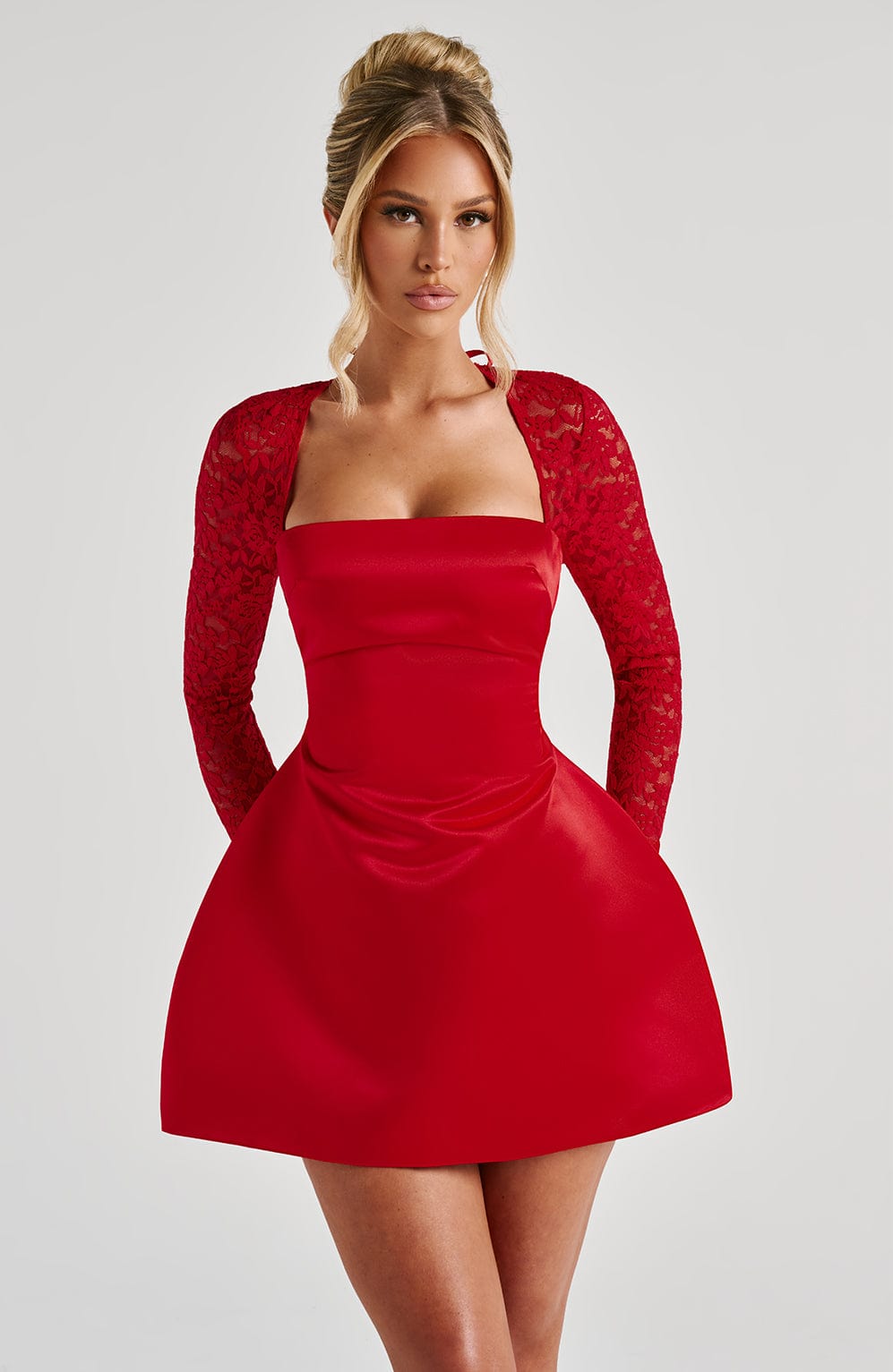 Sadie Mini Elbise - Kırmızı