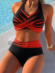 Gece Alevi Yüksek Bel Bikini Takımı